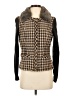 CAbi Houndstooth Brown Cardigan Size 4 - photo 1