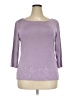 Papell Boutique Evening Purple Pullover Sweater Size 2X - photo 1
