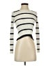 Zara Stripes Ivory Turtleneck Sweater Size S - photo 1