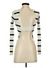 Zara Stripes Ivory Turtleneck Sweater Size S - photo 2