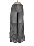 Max Studio 100% Rayon Polka Dots Argyle Checkered-gingham Plaid White Gray Casual Pants Size L - photo 1