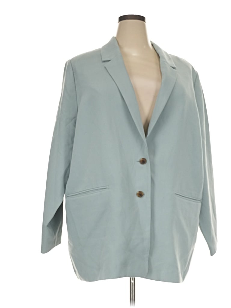 Pre-owned Old Navy Blazer Jacket In Teal