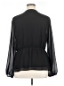 Pleione 100% Polyester Black Long Sleeve Blouse Size XL - photo 2