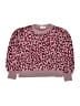 Gap Kids 100% Cotton Animal Print Pink Pullover Sweater Size 8 - photo 1