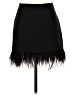 Amanda Uprichard 100% Polyester Black Formal Skirt Size XS - photo 1