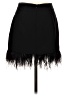 Amanda Uprichard 100% Polyester Black Formal Skirt Size XS - photo 2