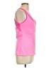 lucy Graphic Marled Solid Stripes White Pink Active Tank Size L - photo 4