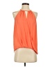 Unbranded 100% Polyester Orange Sleeveless Blouse Size S - photo 1