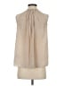 Catherine Malandrino 100% Polyester Tan Sleeveless Blouse Size XS - photo 2