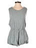 Saturday Sunday Chevron-herringbone Gray Teal Romper Size S - photo 1