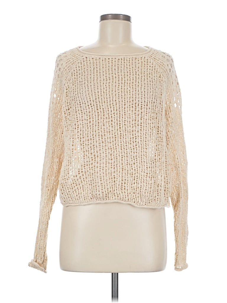 Pre-owned Billabong Pullover Sweater In Ivory