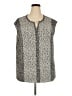 Talbots 100% Polyester Ivory Sleeveless Blouse Size 2X - photo 1