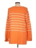 J.Jill Stripes Orange Pullover Sweater Size L - photo 2