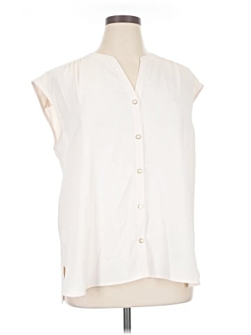 Anne Klein Sleeveless Blouse (view 1)
