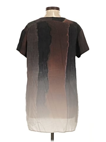 ALLSAINTS Short Sleeve Silk Top (view 2)