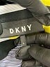DKNY 100% Polyester Stripes Yellow Long Sleeve Blouse Size L - photo 7