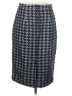 Ann Taylor Houndstooth Gray Formal Skirt Size 4 - photo 2