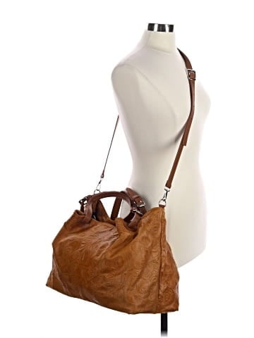 Isadora Collection Leather Weekender (view 2)
