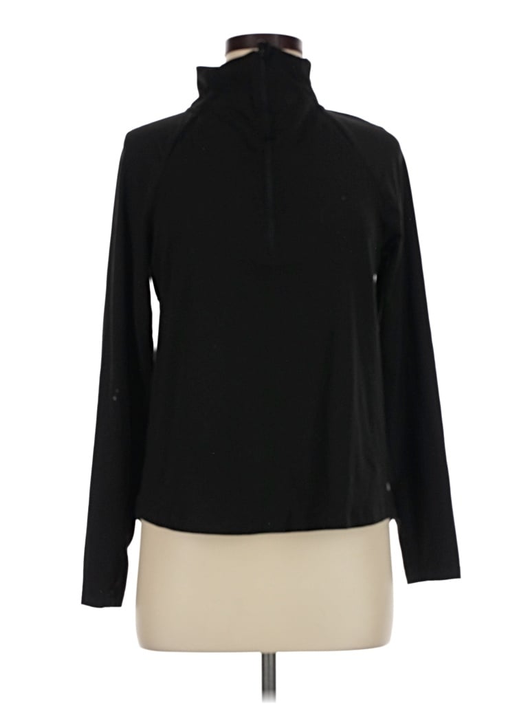 Pre-owned Layer 8 Long Sleeve Turtleneck In Black