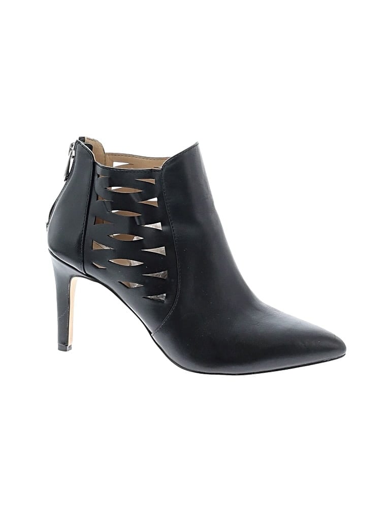 Pre-owned Adrienne Vittadini Ankle Boots In Black