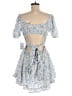 Miss Selfridge 100% Viscose Blue White Romper Size 8 - photo 2
