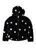 Splendid 100% Polyester Stars Black Zip Up Hoodie Size 10 - photo 1