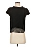 Maje Black Short Sleeve Top Size Sm (1) - photo 1