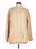 Suzanne Betro 100% Polyester Tan Pullover Sweater Size L - photo 1