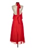 ASOS 100% Polyester Solid Red Cocktail Dress Size 4 - photo 2
