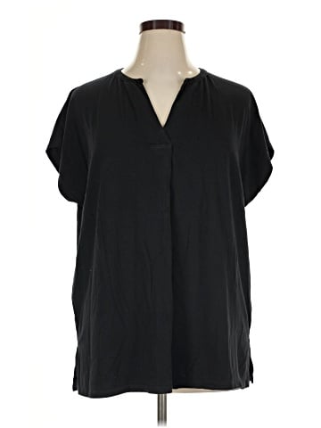 Lands' End Short Sleeve Blouse (view 1)