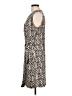 Dana Buchman Polka Dots Silver Cocktail Dress Size L - photo 5