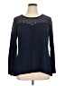 New Directions Blue Long Sleeve Blouse Size 1X - photo 1