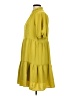 MSK 100% Polyester Solid Yellow Casual Dress Size M - photo 5
