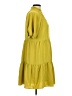 MSK 100% Polyester Solid Yellow Casual Dress Size M - photo 4