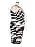 AGB Stripes White Cocktail Dress Size 3X - photo 4