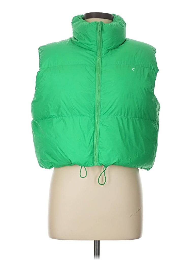 Pre-owned Zyia Active Vest In Green