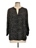 Daniel Rainn 100% Polyester Black 3/4 Sleeve Blouse Size L - photo 1
