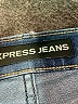 Express Jeans Solid Blue Jeans Size 12 - photo 7