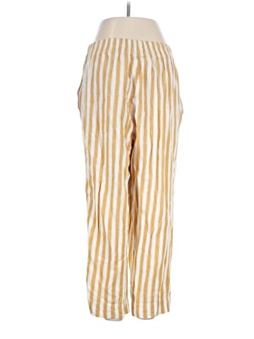 Madewell Tapered Huston Pull-On Crop Pants in Stripe (view 2)