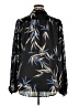 Equipment 100% Polyester Black Long Sleeve Blouse Size XL - photo 2
