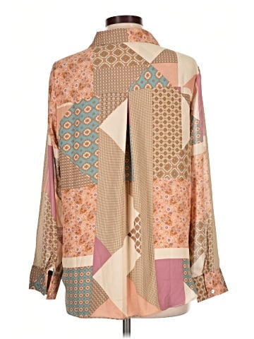 Rose + Olive Long Sleeve Blouse (view 2)