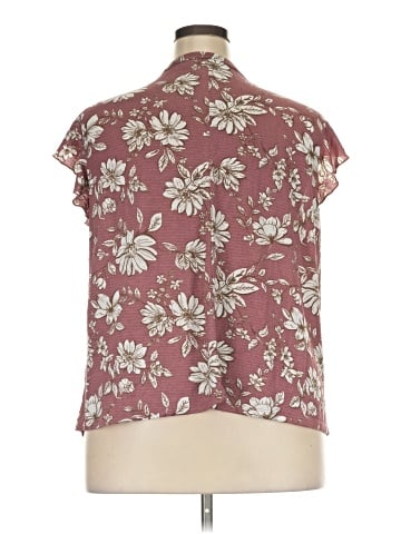 Indigo Rose Short Sleeve Blouse (view 2)