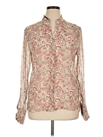 Rag & Bone Long Sleeve Silk Top (view 1)