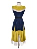 BCBGMAXAZRIA 100% Polyester Color Block Blue Cocktail Dress Size 0 - photo 2