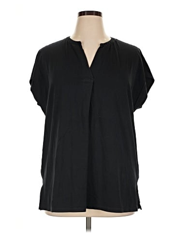 Lands' End Short Sleeve Blouse (view 1)