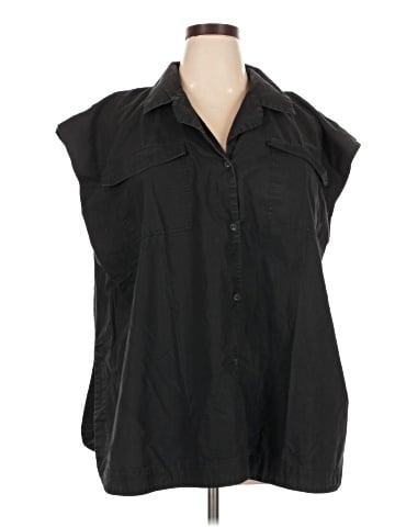 H&M Sleeveless Button-Down Shirt (view 1)