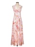 Assorted Brands Floral Pink Cocktail Dress Size S - photo 1