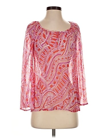 Trina Turk 3/4 Sleeve Silk Top (view 1)