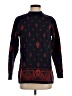 Liz Claiborne Paisley Red Black Wool Pullover Sweater Size P (petite) - photo 1