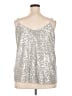 Torrid Silver Sleeveless Top Size 2X Plus (2) - photo 2